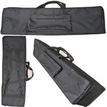 Capa Bag Para Piano Roland Fp30 Nylon Preto Master Luxo Carbon