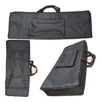 Capa Bag Para Teclado Master Luxo Casio Ctk1200 Preto Carbon