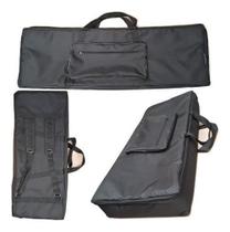 Capa Bag Para Teclado Waldman Kep54 Master Luxo Nylon Preto