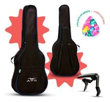 Capa Bag Para Violão Case Clássico Folk Alça Dupla +