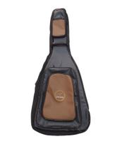 Capa Bag Semi Case Violão Folk Edição Titanium + Veludo - log bag