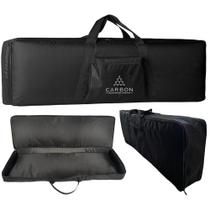 Capa Bag Teclado Luxo 4/8 Acolchoado Casio Roland Yamaha - Carbon