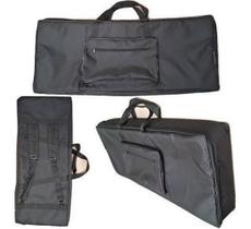 Capa Bag Teclado Roland Jupter 80 Nylon Master Luxo Preto