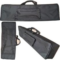 Capa Bag Teclado Yamaha Motif Xf8 Master Luxo Nylon Preto