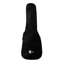 Capa Bag Ukulele Tenor Custom Sound Estofada Preta UKT BK - Custom Sound