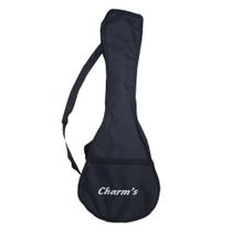 Capa bag ukulele tenor simples nylon com alça e bolso resistente semi impermeavel