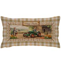 Capa Baguete 29x52 Linho Páscoa Farm B