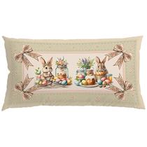 Capa Baguete 29x52 Suede Páscoa Candy B