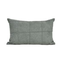Capa Baguete 30x50 cm Nervuras ComTecido Boucle Verde Água