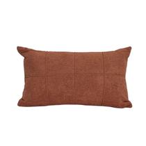 Capa Baguete 30x50 cm Nervuras ComTecido BoucleTerracota Capa Baguete 30x50 cm Nervuras ComTecido BoucleTerracota