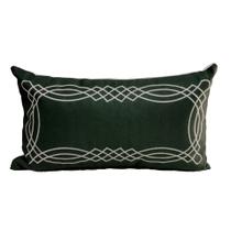 Capa Baguete 30x50 Linha Palms Verde Bordada Frame