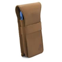 Capa Bainha Protetor Para Celular Smartphone Couro Portatil Resistente Passador Para Cinto