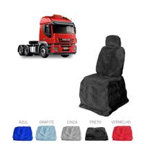 Capa Banco Caminhão IV Strallis Apos 2008 Longa Preta LD Capa Banco Caminhão IV Strallis Apos 2008 Longa Preta LD