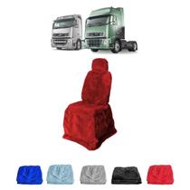 Capa Banco Caminhão VL FH NH Apos 2002 Longo Vermelha LE