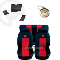 capa banco carro couro vermelho+capa volante p siena 2003 capa banco carro couro vermelho+capa volante p siena 2003