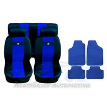 capa banco carro em nylon azul +tapete para golquadrado 87 capa banco carro em nylon azul +tapete para golquadrado 87