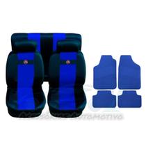 capa banco carro em nylon azul +tapete para tempra 96 capa banco carro em nylon azul +tapete para tempra 96