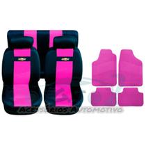 capa banco carro em nylon rosa +tapete para captiva 2015 capa banco carro em nylon rosa +tapete para captiva 2015