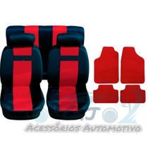 capa banco carro em nylon vermelho +tapete para Clio 2001 capa banco carro em nylon vermelho +tapete para Clio 2001