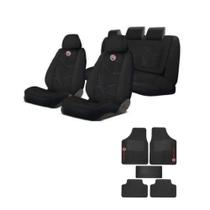 capa banco carro tecido grosso+tapete sport p idea 2006