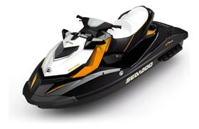 Capa Banco compatível Sea-Doo GTR 215 2013/14 Preto/Branco