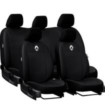 Capa Banco Completa Couro material sintético Impermeável Renault Kwid Sandero Logan Duster Oroch Capa Banco Completa Couro material sintético Impermeável Renault Kwid Sandero Logan Duster Oroch