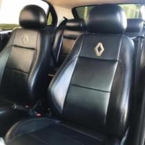 Capa Banco Couro 100% Impermeável ORIGINAL Renault Logan Todos os Modelos