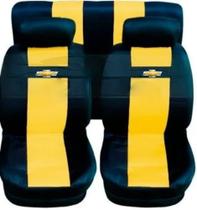 capa banco d carro em nylon amarelo p Agile 2012