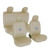 capa banco de carro couro bege para golf mk4 2001