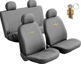 capa banco de carro couro cinza para cobalt 2005a10