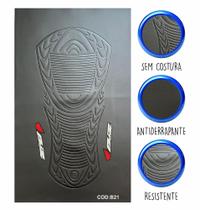 Capa banco de moto emborrachada 3D Preta universal Biz