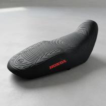 Capa banco de moto emborrachada 3D Preta universal Honda
