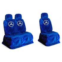 Capa Banco Duplo e Individual em Pelúcia Chinil MB Sprinter