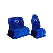 Capa Banco Duplo e Individual Pelúcia Chinil Volvo VM 2013