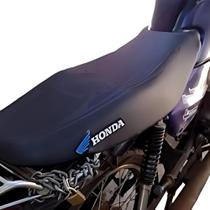 Capa Banco Emborrachada Moto Fan Titan Start Bros 125/150/160 Logo Honda Capa Banco Emborrachada Moto Fan Titan Start Bros 125/150/160 Logo Honda