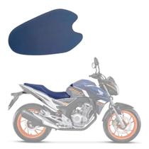 Capa banco honda nova cb twister 2020 azul lfx motoparts