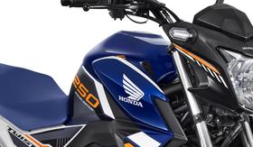 Capa Banco Honda TWISTER CB 250 2020/21 Azul Original Capas.