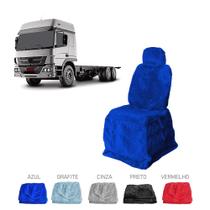 Capa Banco MB Axor, Atego após 2018 - Azul