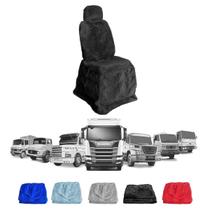 Capa Banco Motorista Longo Preto - Universal