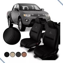 Capa Banco Original Couro 100% Mitsubishi L200 Triton