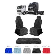 Capa Banco Sinotruck + Cama - Preto Capa Banco Sinotruck + Cama - Preto