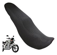 Capa Banco Ventilada Com Tela Fio 6mm Preta CBX 250 Twister