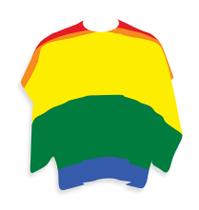 Capa Barbeiro LGBTQIA+ Cetim 156x146cm