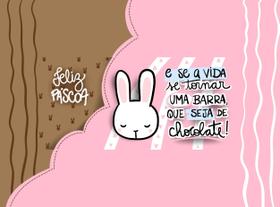 Capa Barra de chocolate e bis Páscoa