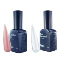 Capa Base Flex Natural Pink+Base Estrutural Super Clear 11ml