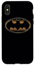 Capa BATMAN Escudo Preto e Dourado para iPhone X/XS Capa BATMAN Escudo Preto e Dourado para iPhone X/XS