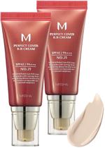 Capa BB Cream MISSHA M Perfect No.21 Bege Claro SPF42 50 mL x2