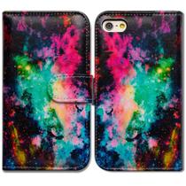 Capa Bcov Colorful Universe Sky Wallet para iPod Touch 7/6 Capa Bcov Colorful Universe Sky Wallet para iPod Touch 7/6