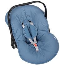 Capa Bebê Conforto Azul Petróleo 3 Peças - Batistela Baby