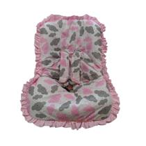 Capa Bebê Conforto Baby Menina Rosa Fácil Lavagem e Fácil Instalação